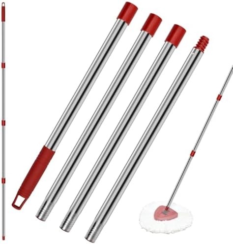 4 Section Spin Mop Replacement Handle by GFRED