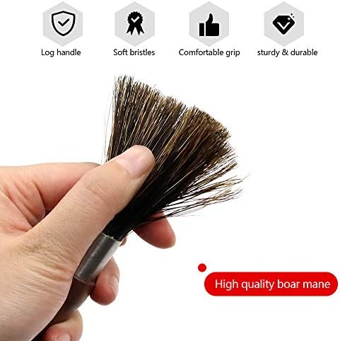 Coffee Grinder Cleaning Brush Espresso Cleaner Tool Wooden Handle w/Bag - Image 4