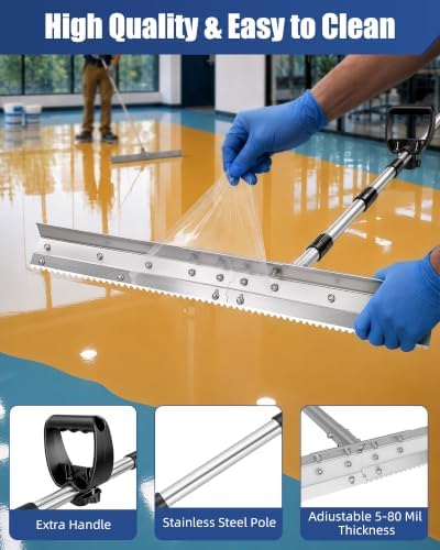 Industrial Notched Epoxy Squeegee - Image 4