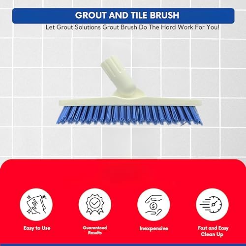 Professional Grout Brush Heavy-Duty Swivel Head - Image 5