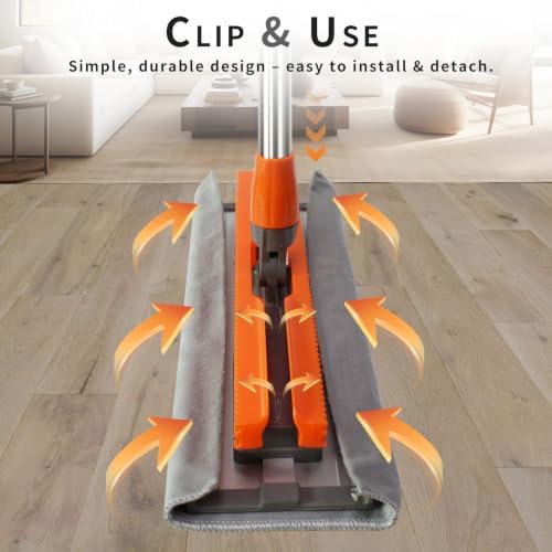 16-Inch Large Microfiber Flat Mop - Image 3