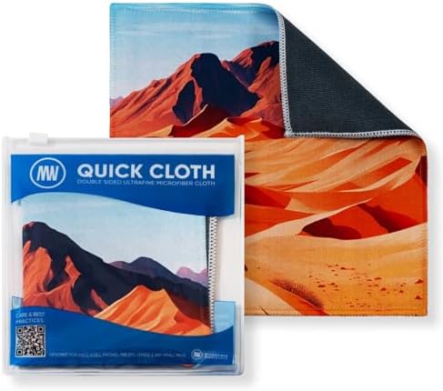 Microfiber Wholesale Quick Cloth Glasses Cleaning Cloths 8x8 Desert 1-Pack by MicrofiberWholesale