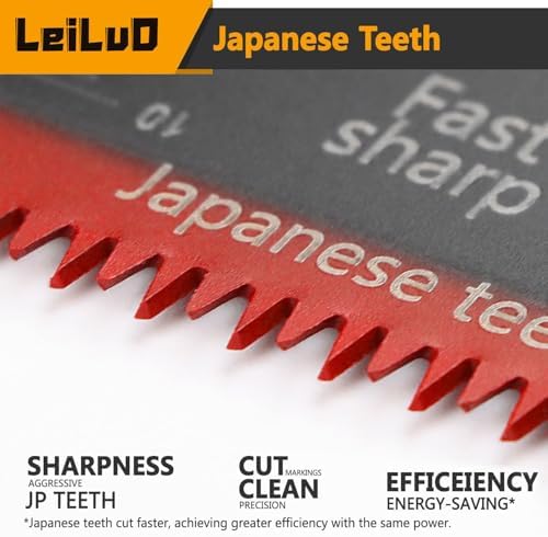 LEILUO 15Pcs Oscillating Saw Blades Wood, Japanese Teeth Multi Tool Blades - Image 3