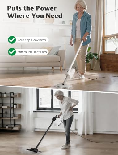 10-in-1 Steam Mop with Detachable Handheld Steamer - Image 2