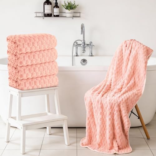 Microfiber Bath Towels, Extra Large Towels Set, 27.5" x 55" - Image 3