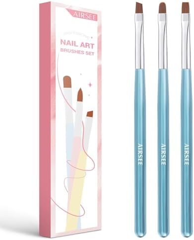 AIRSEE Nail Art Clean Up Brushes by AIRSEE