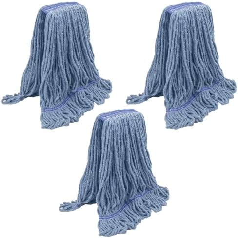 KeFanta 3 Pack Heavy Duty Commercial Mop Head Replacement by KeFanta