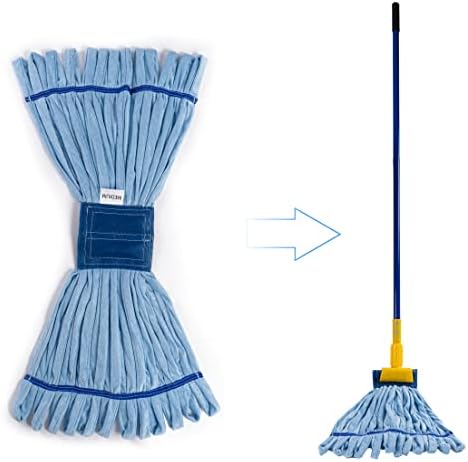 Matthew Microfiber Tube Mop Heavy Duty Mop Head Replacement, Excellent - Image 2