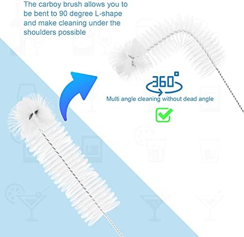Honeydak 2 Pcs 30 Inch Carboy Cleaning Brush Nylon - Image 2