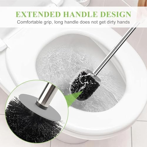 Toilet Brush and Holder Set, 3 Pack - Image 5