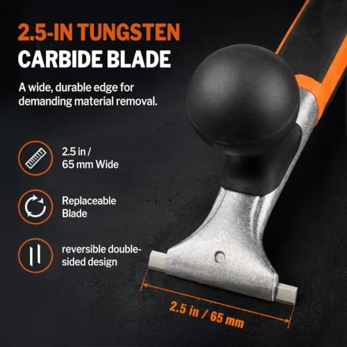 Heavy-Duty Carbide Scraper Tool, 2.5" Blade - Image 5