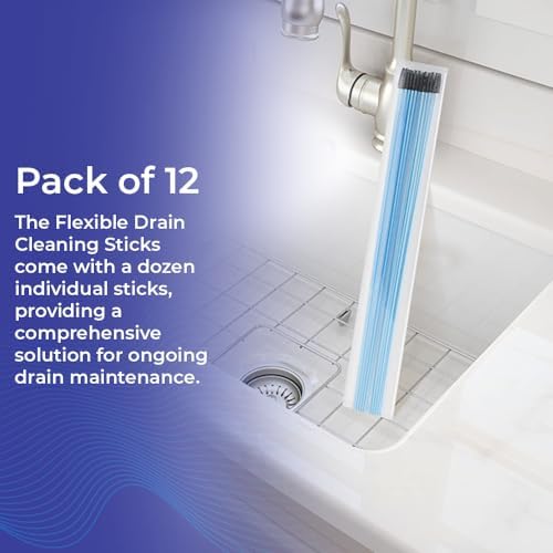 SAGEFINDS Flexible Drain Cleaning Sticks | Quickly Removes Clogs | Effective in - Image 6