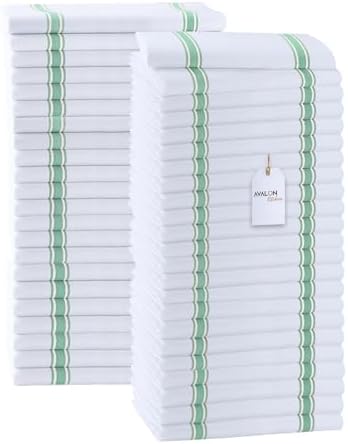 Avalon Kitchen Dish Towels, Cotton Kitchen Towels, 30 Pack by AvalonKitchen