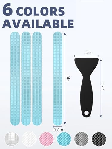 Secopad 12PCS Strip Non Slip Bathtub Stickers - Image 2
