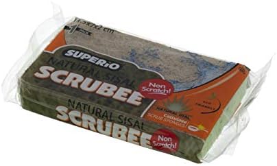 Superio Non-Scratch Cellulose Sponge Scrub Heavy Duty Kitchen Sponges Scrubbers - Image 2