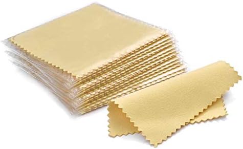 Jewelry Cleaning Cloths, Individually Wrapped Jewelry Polishing Cloths by SEVENWELL