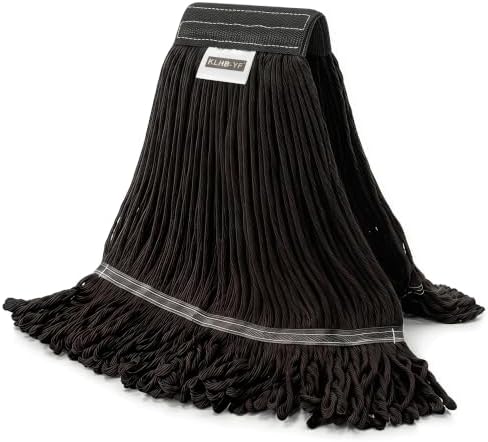 1 Pack 20.5 oz Cotton String Mop Head, Heavy Duty Red Replacement Mop Refill by KLHB-YF