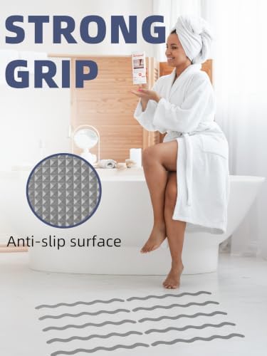 Secopad 24PCS Anti-Slip Shower Stickers - Image 2