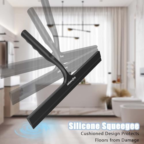 Shower Squeegee for Glass Doors, 10 Inch Shower Squeegee - Image 3