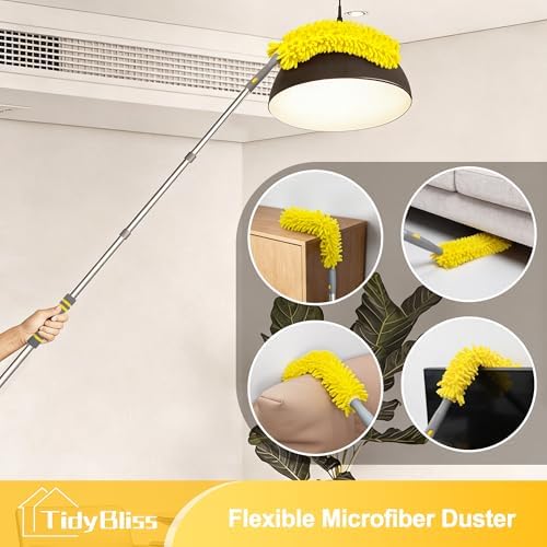 TidyBliss 77” Ceiling Fan Blades Cleaner Duster - Image 4