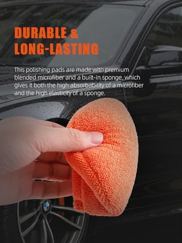 Microfiber applicator pad, Microfiber Sponge, SPTA 10Pcs Ultra-Soft Microfiber - Image 3