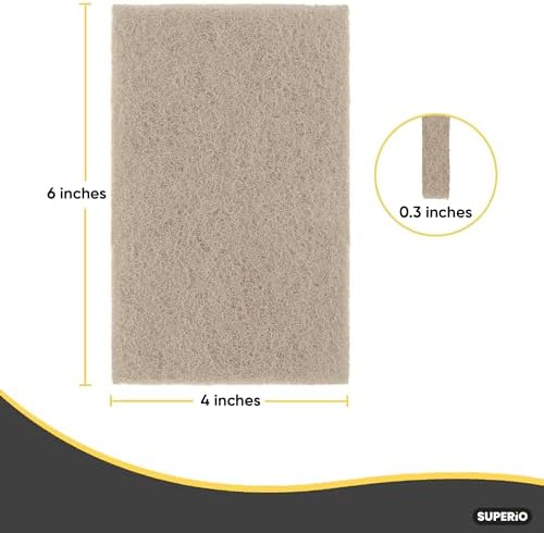 Natural Scouring Pad Non-Scratch Sisal Plant Based Scrubber Cleaning Scrub Pads - Image 2