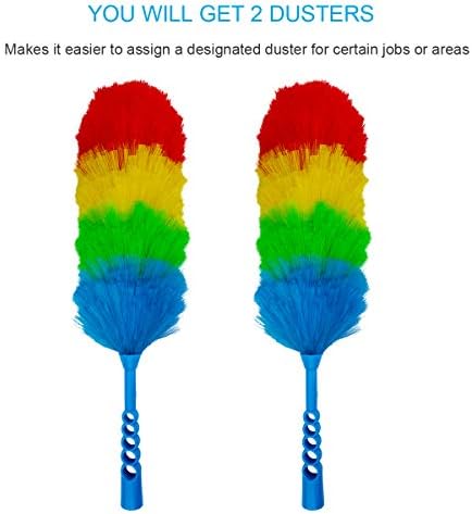 2 Pack Upgrade 19” Static Duster Beandable and Washable - Image 6