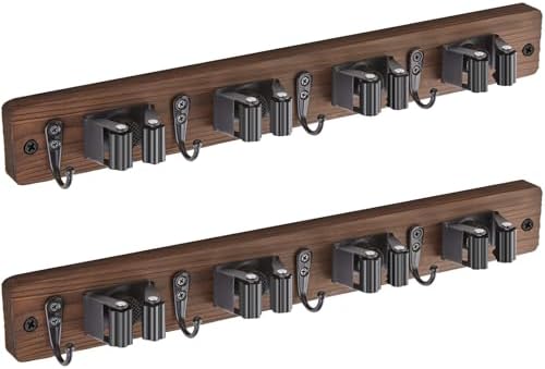 OUTNILI 2 Pack Mop Broom Holder Wall Mount by OUTNILI