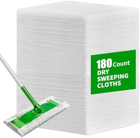 180 Count Dry Sweeping Cloths Compatible by SUNRRA