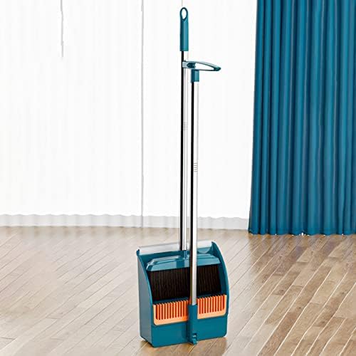 37.8in Broom and Dustpan Set Foldable Hand Broom by Lovskoo
