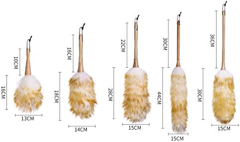 Feather Duster, Feather Duster, Dust Brush 2 Pack Lambswool - Image 2