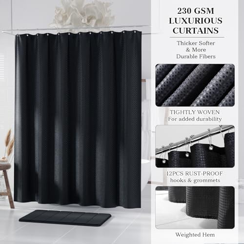 Black Bathroom Accessories Set Complete - Image 5