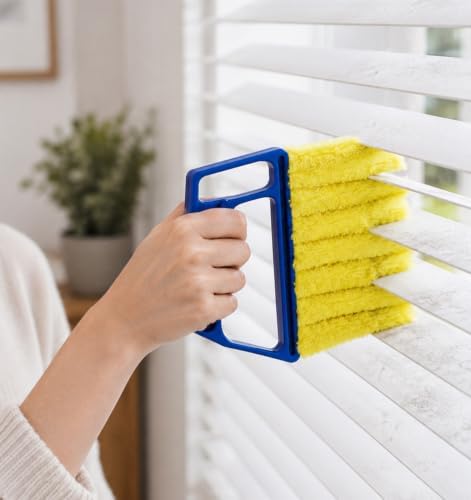 2 Pcs Window Blind Cleaning Brush, Blind Cleaner Duster Tool 7‑Finger - Image 5