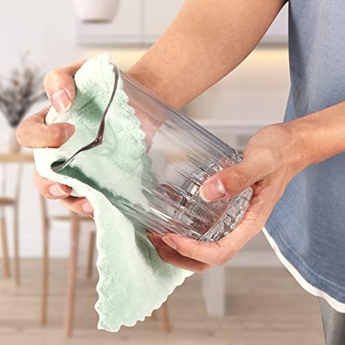 UMANI 12 Pack Microfiber Cleaning Cloths Reusable Textured Cleaning Rags - Image 5