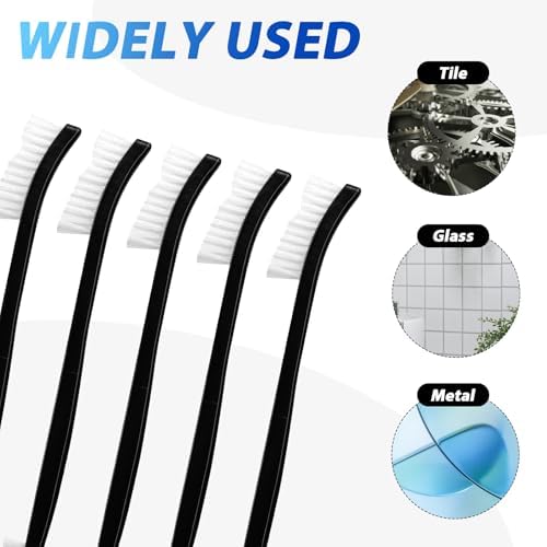 9 Pcs Double-Ended Cleaning Brushes Nylon Small Detailing Crevice Brush Mini - Image 3