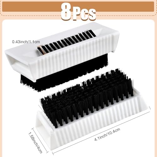 8 Pcs Hand Scrub Brushes for Nail Cleaning, Soft Fingernail Brush - Image 2