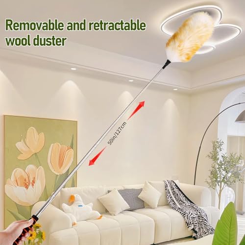 Extendable Lambswool Duster - Image 7