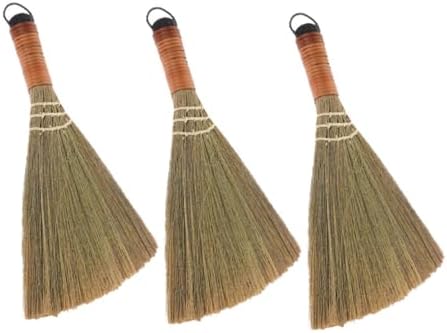 STOBAZA 3pcs Brooms for Precise Indoor Cleaning Ergonomic Handle for by EaseLiving