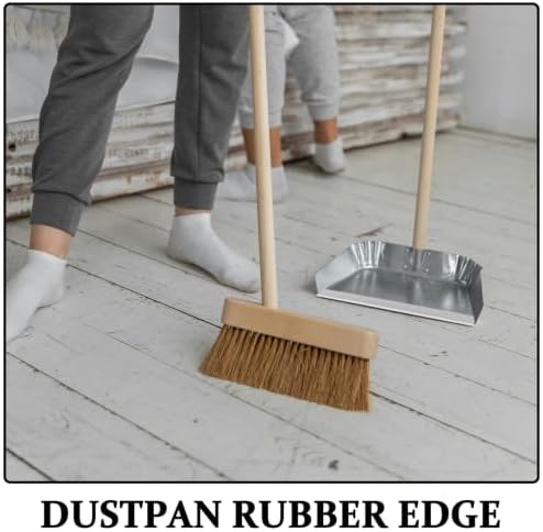 Dustpan Rubber Edge Replacement Strip, Seal Repair Part Removable 2pcs - Image 5