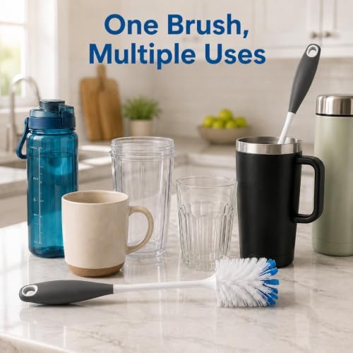 2 Pack Bottle Scrubbing Brushes - Image 6