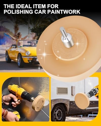 Solid Decal Remover Wheel, 4 inch Eraser Wheel - Image 5