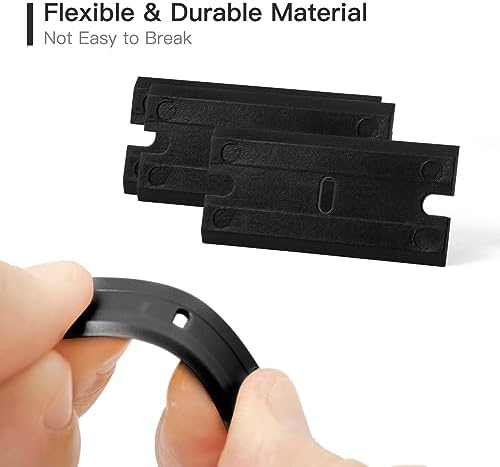 NEWISHTOOL Double Edged Plastic Blades 300 PCS Replacement Blades 1.5-Inch - Image 2