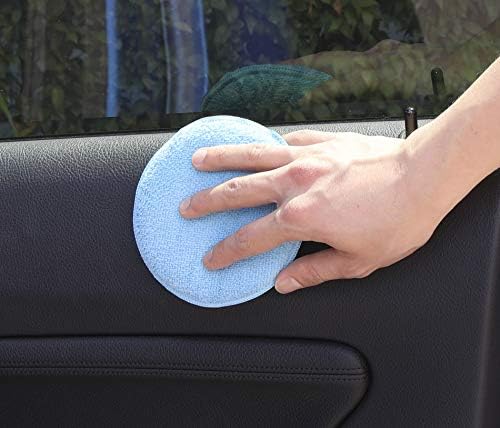 SimpleHouseware Car Wash Sponge Wax Microfiber Applicator Pads - Image 5