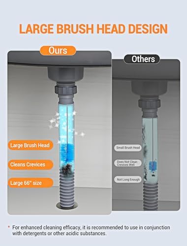 Flexible Long Drain Brush Set, - Image 5