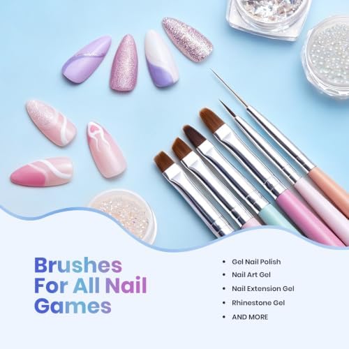 Beetles Gel Polish Nail Art Brushes - Image 6