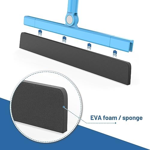 KOLLIEE Replacement Foam Squeegee Blade Black Squeegee Lip Sponge 2 Pack - Image 7