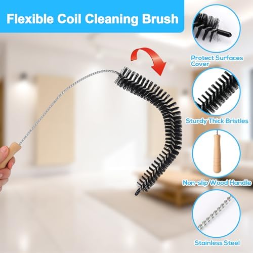 XANGNIER Refrigerator Coil Cleaning Brush Kit - Image 5
