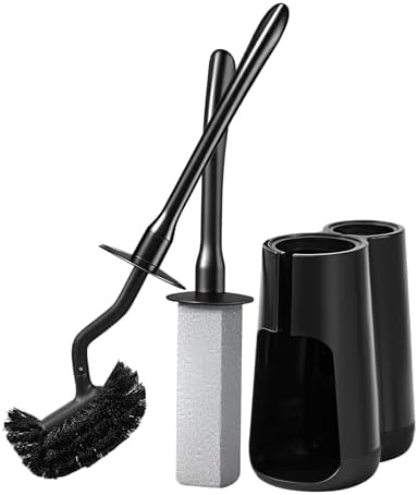 Toilet Brush and Holder Set by LZLOOK