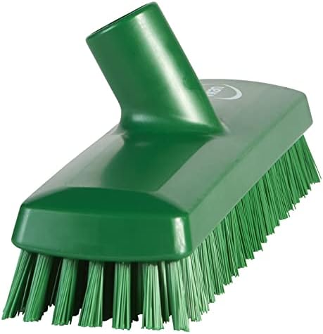 Vikan 70412 10-3/4" Polyester Stiff Bristle Deck Scrub - Image 2