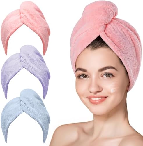 Hicober Microfiber Hair Towel Wrap by Hicober